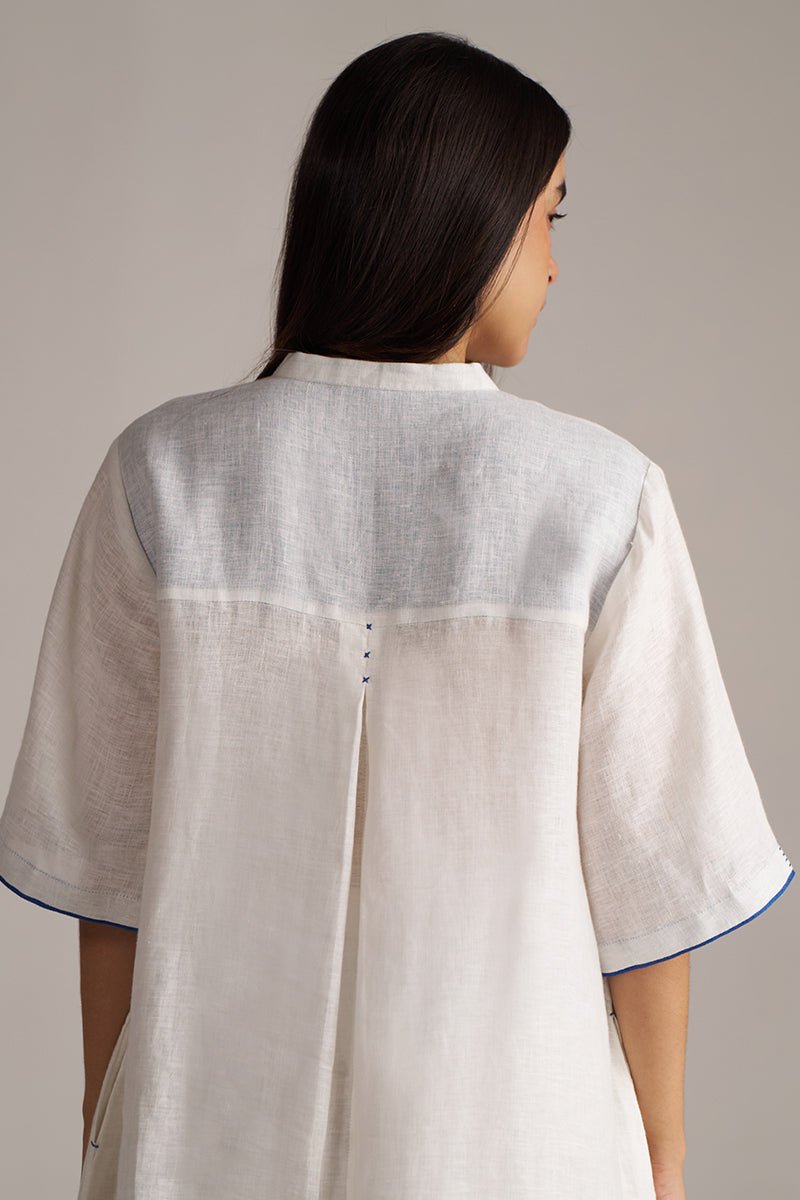 White Linen Co-ord Set