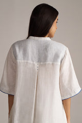 White Linen Co-ord Set