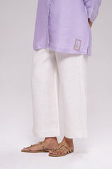Pastel Lilac Pure Linen Shirt