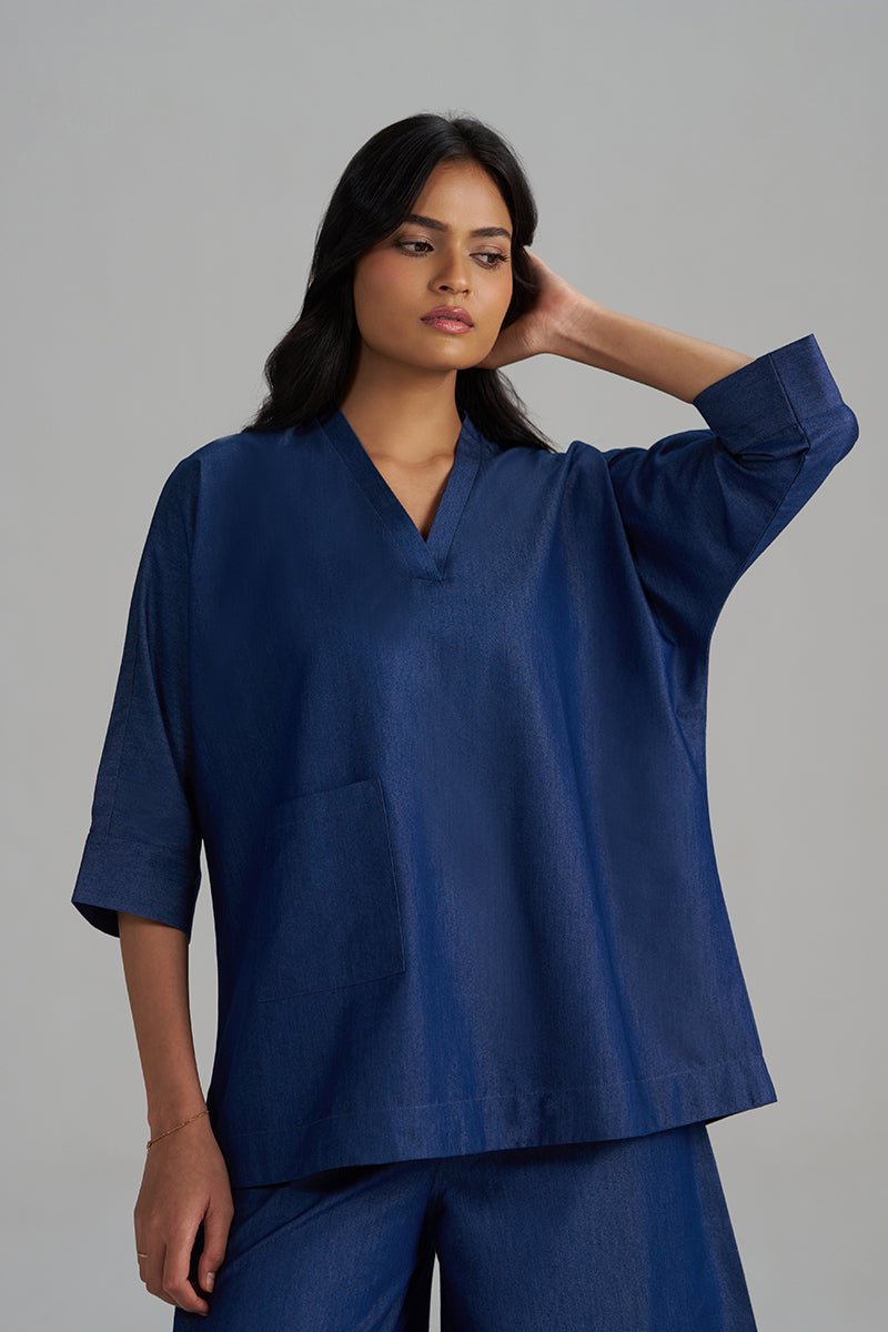 Denim Blue Co-ord Set