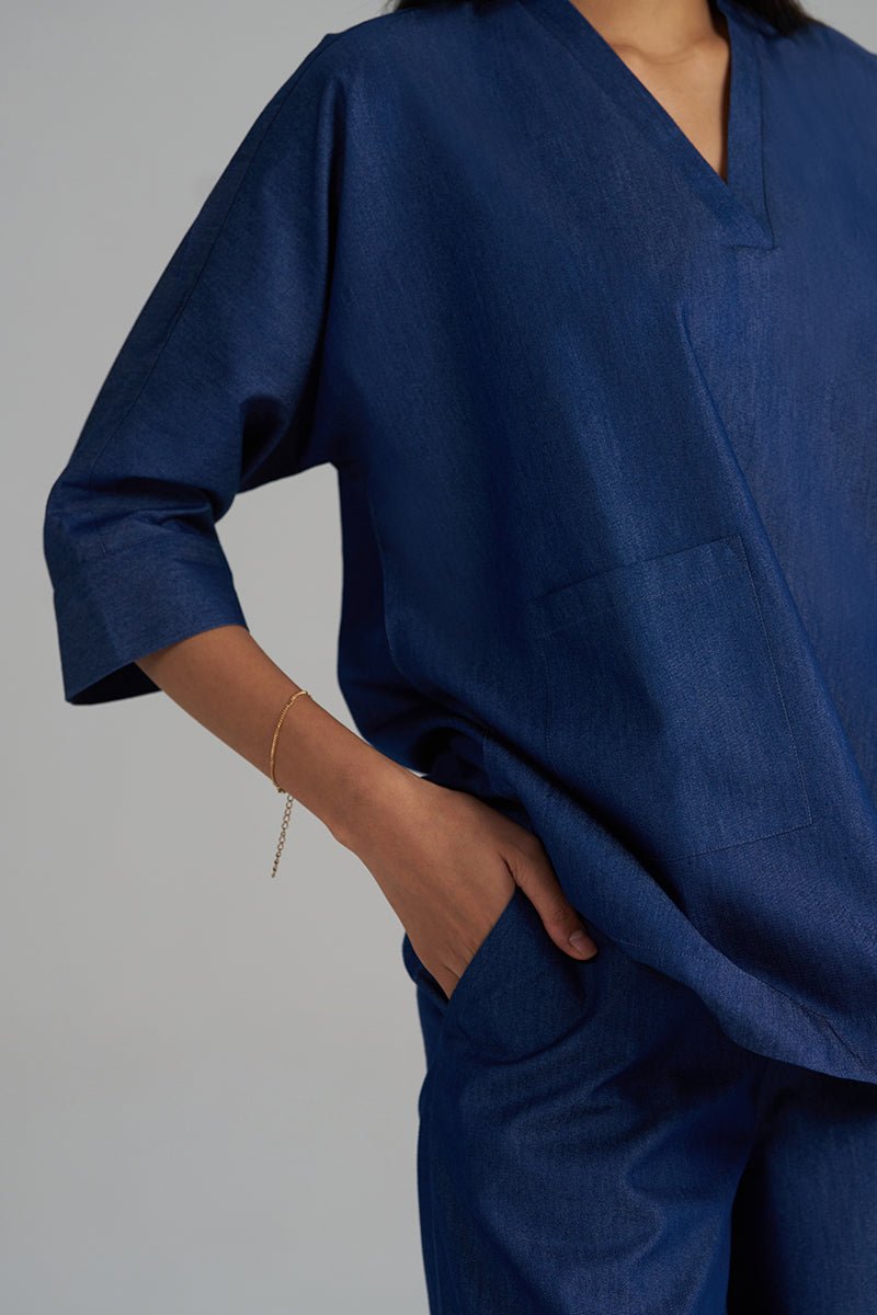 Denim Blue Co-ord Set