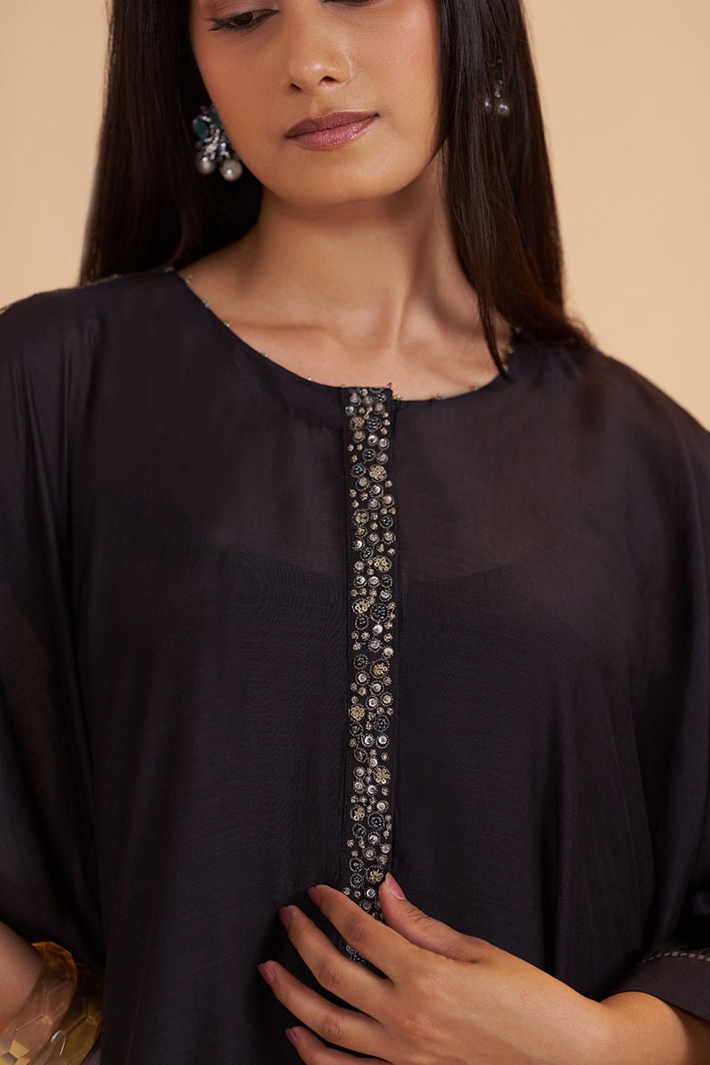 Black and Grey Festive Co-ord Set - Ganga Fashions