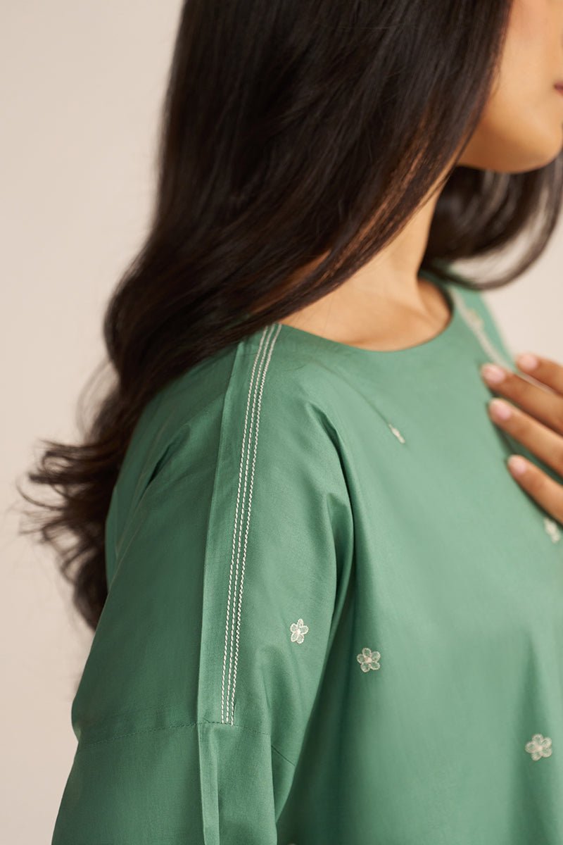 Pine Green Co-ord Set - Ganga Fashions