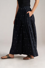 Black and White Mul-Mul Co-ord Set