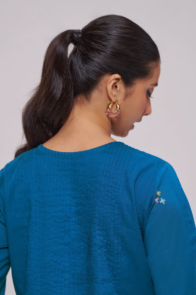 Baleine Blue Co-ord Set - Ganga Fashions