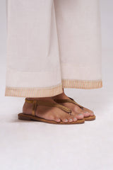 Ivory Mul-Chanderi Kurta Set