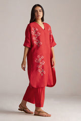 High Risk Red Linen Co-ord Set