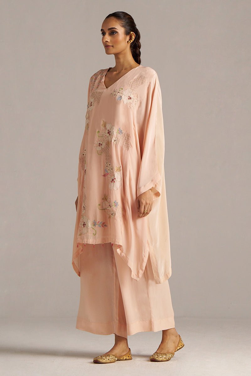 Scallop Shell Crepe Silk Co-ord Set