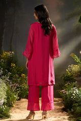 Azalea Pink Festive Kurta Set