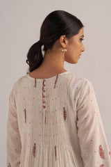 Antique White Mul Mul Co-ord Set