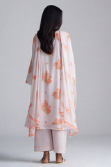 Shell and Melon Mul-Mul Kurta Set