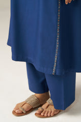 Blue Pashmina Co-ord Set