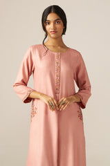 Pale Blush Pashmina Co-ord Set