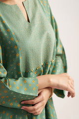 Comfrey Green Bemberg Silk Co-ord Set