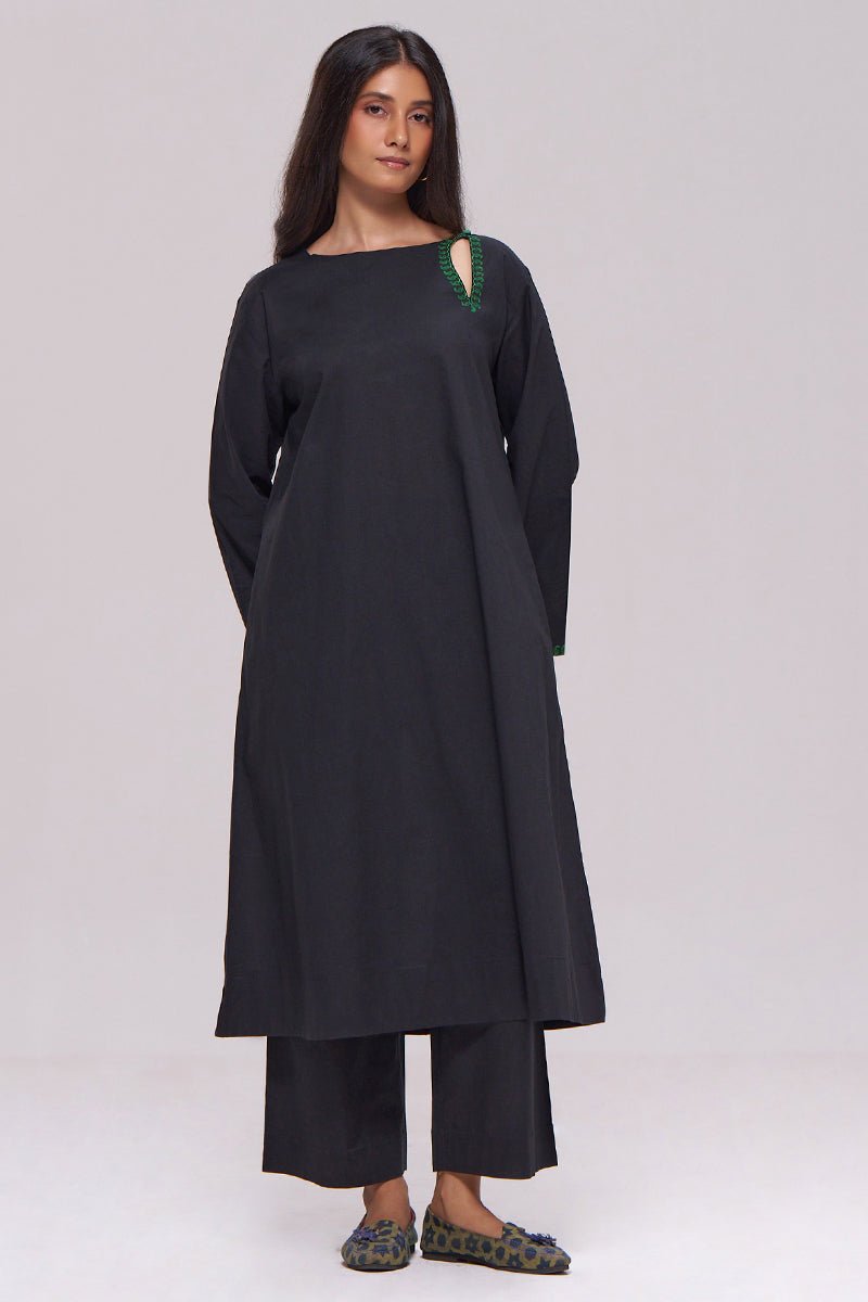 Black Cotton Co-ord Set