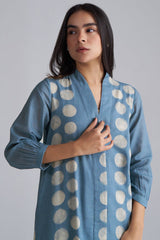 Faded Denim Cotton Linen Co-ord Set