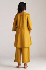 Mustard Yellow Co-ord Set for Women
