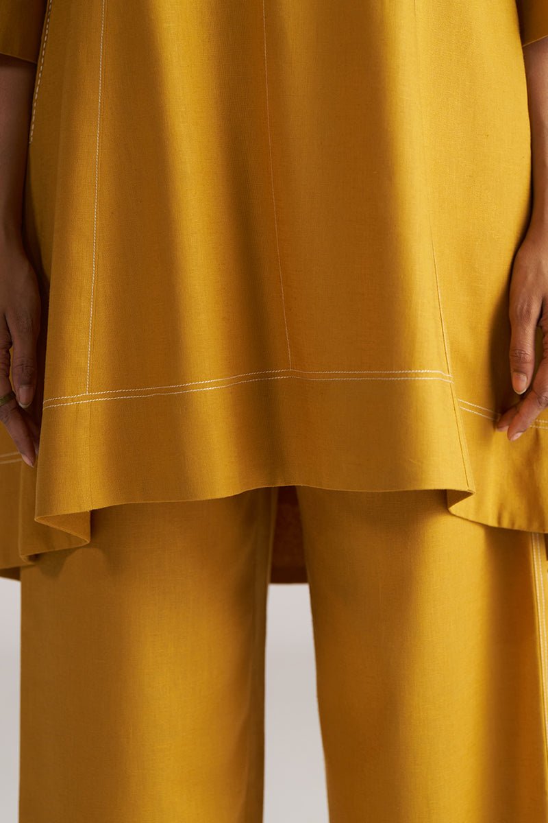 Mustard Yellow Co-ord Set for Women