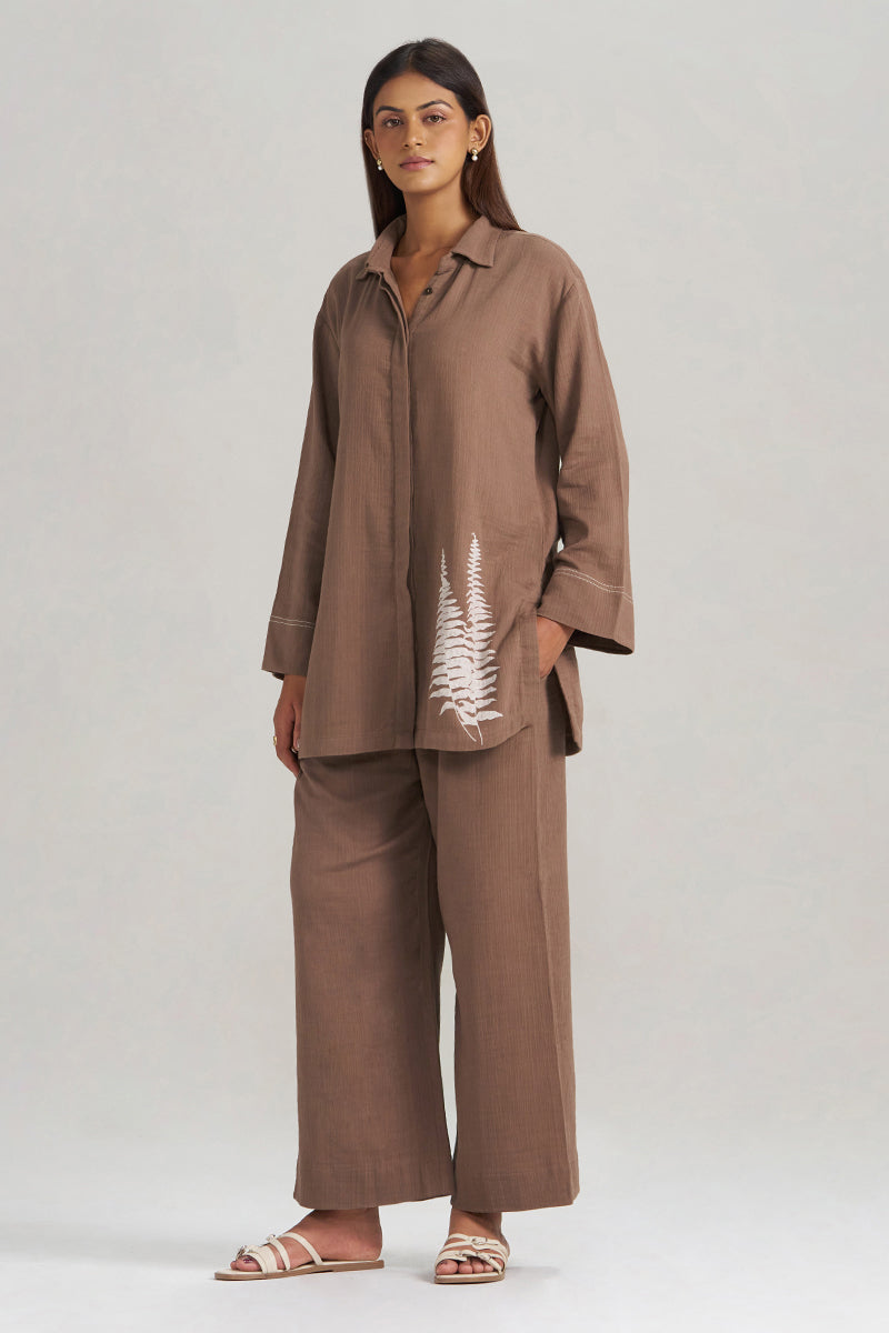 Chocolate and Fern Co-ord Set