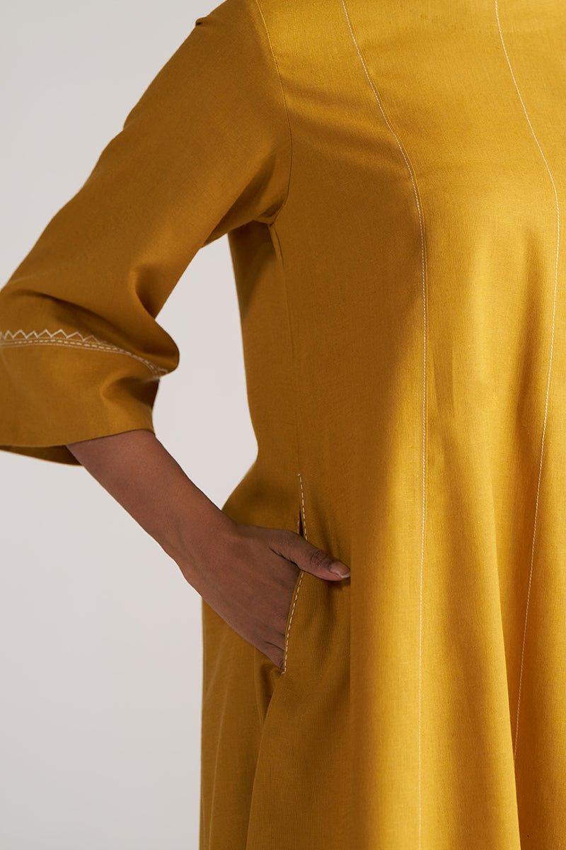 Mustard Yellow Co-ord Set for Women