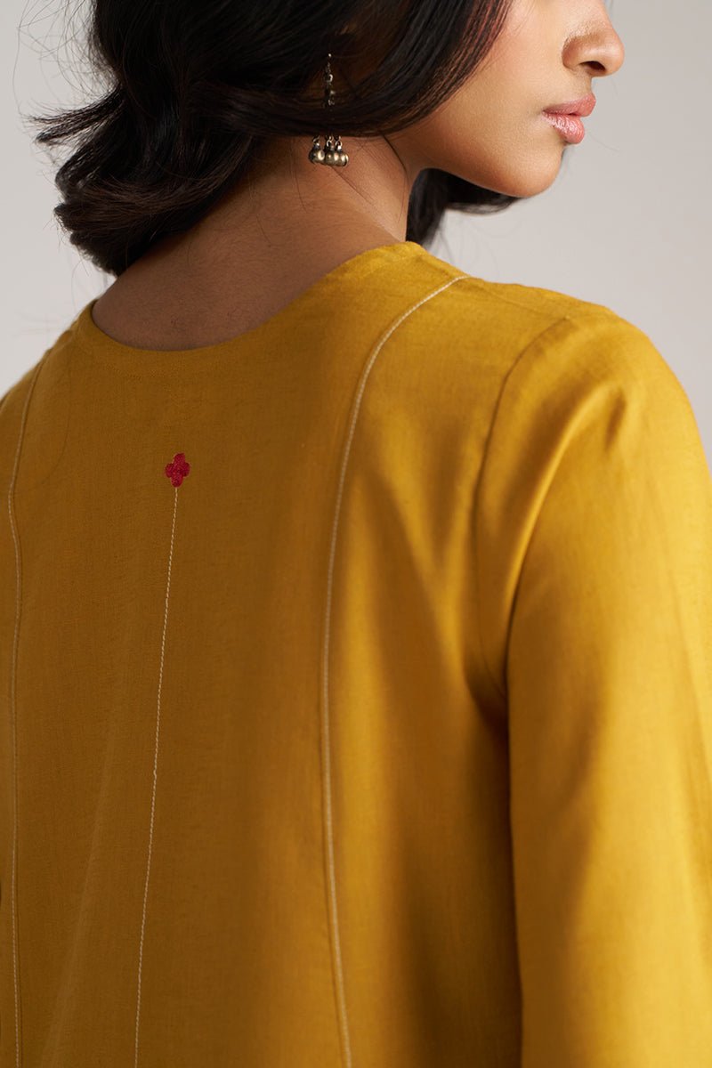 Mustard Yellow Co-ord Set for Women