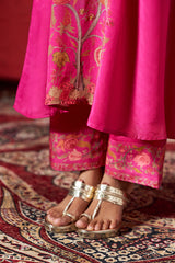 Lilac Rose Muslin Print Salwar Suit