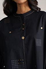 Black Cotton Co-ord Set