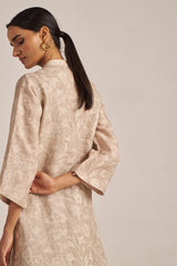 Moonlight Beige Linen Co-ord Set