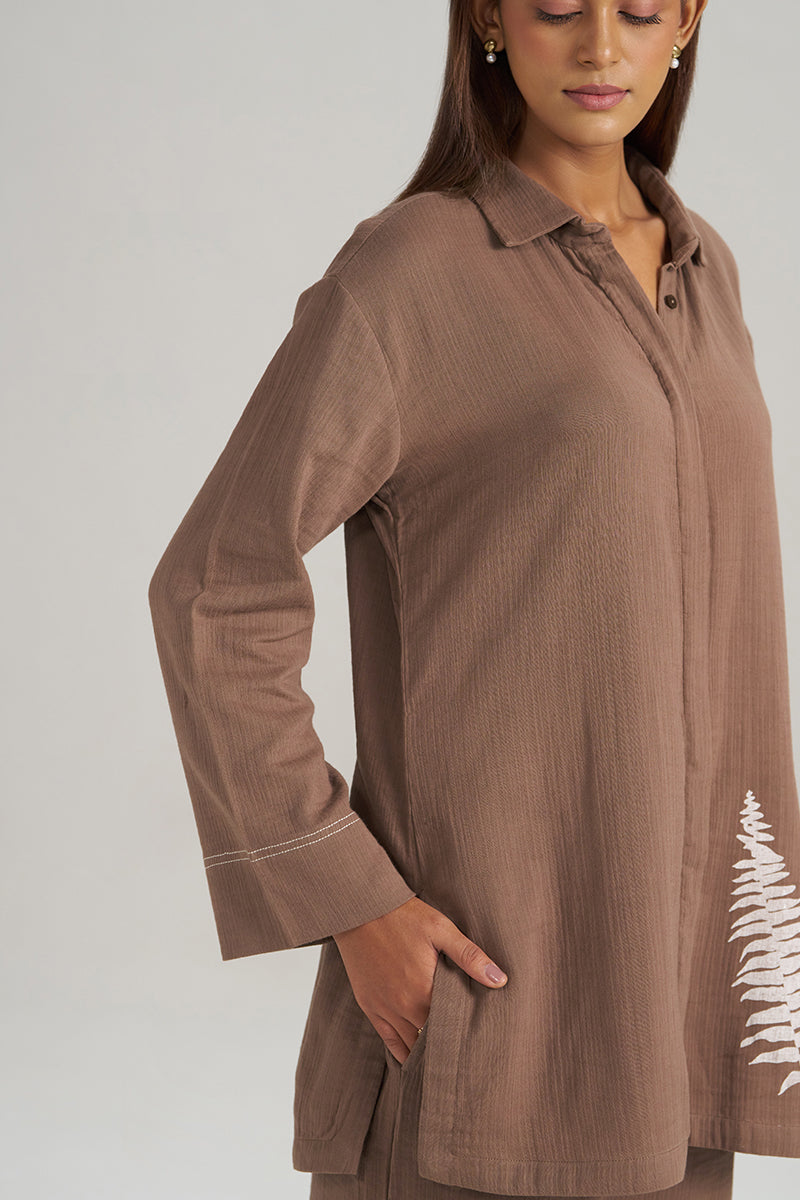 Chocolate and Fern Co-ord Set