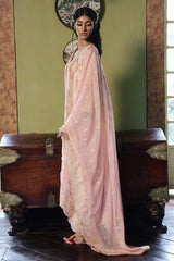 Apricot Blush Woven Salwar Suit