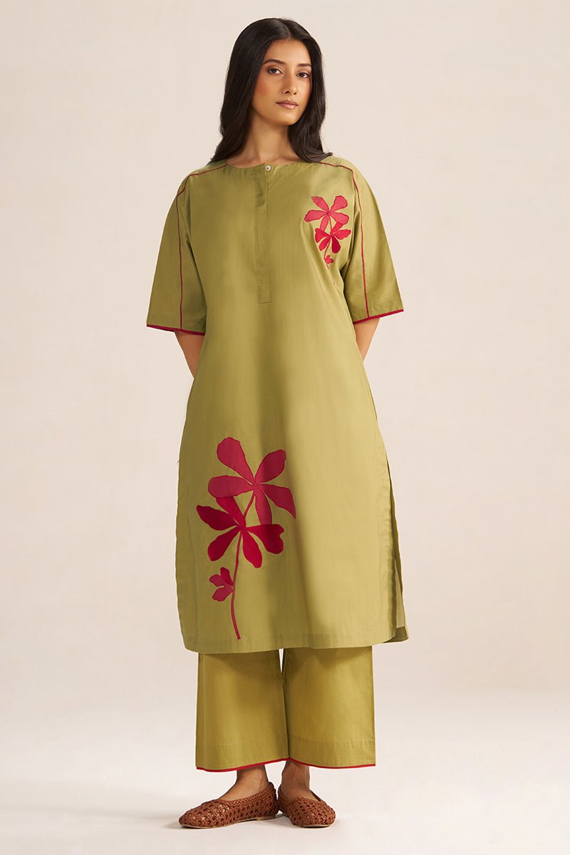 Burnished Gold Co-ord Set - Ganga Fashions