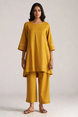 Mustard Yellow Co-ord Set for Women