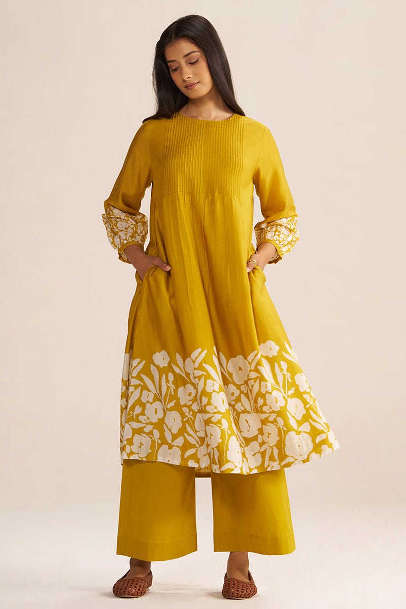 Mustard Yellow Co-ord Set - Ganga Fashions