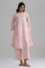 Rose Pink Mul-Mul Co-ord Set