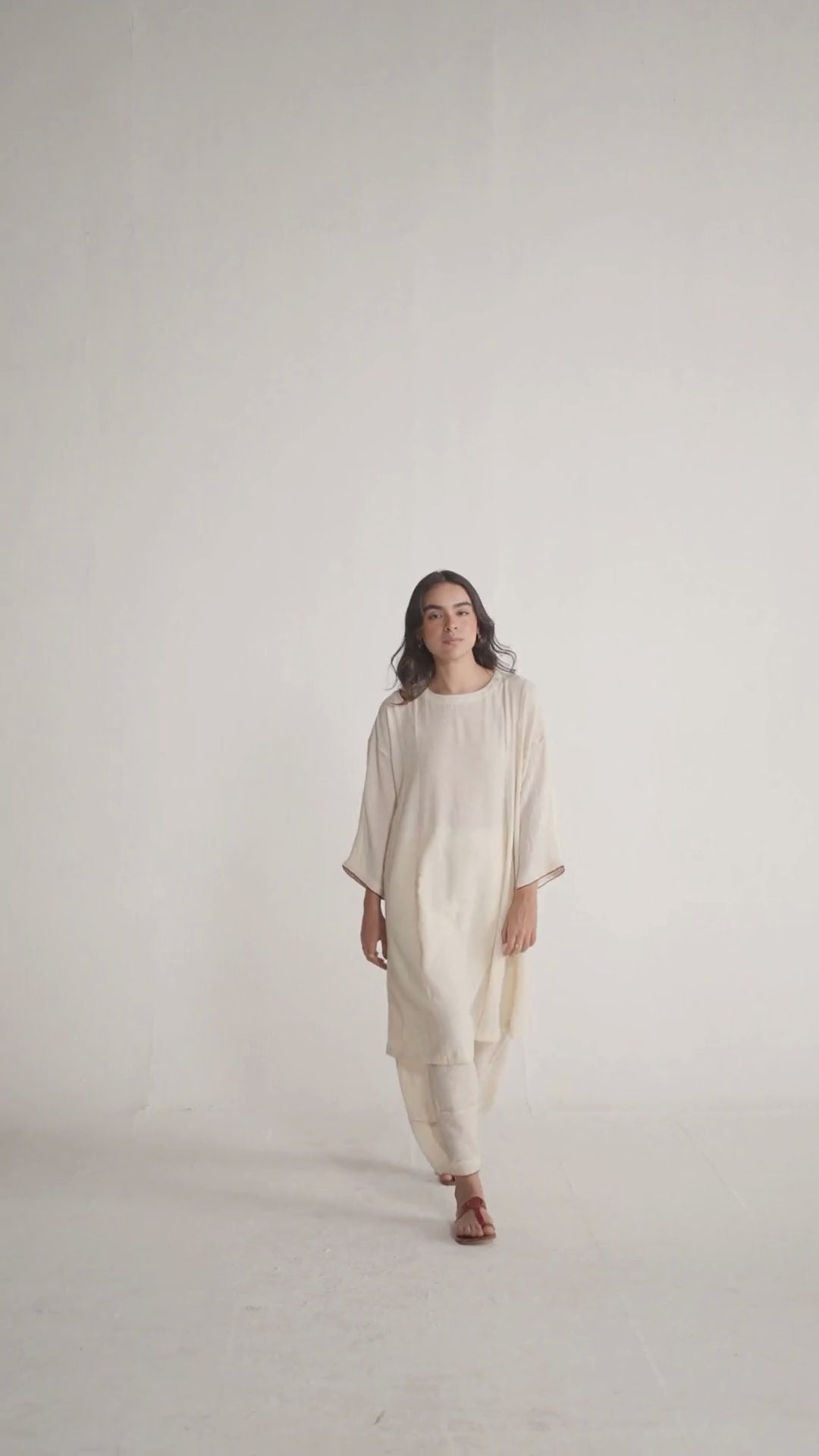 Birch Cream Co-ord Set for Women | Rangmanch | Ganga Fashions