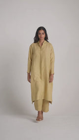 Fall Leaf Pure Linen Co-ord Set