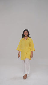 Sunny Yellow Cotton Co-ord Set