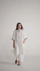 White Linen Co-ord Set