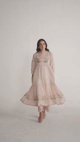 Peach Dust Kota Co-ord Set