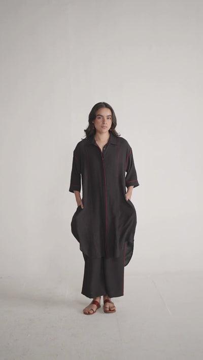 Black Co-ord Set for Women | Rangmanch Collection | Ganga Fashions