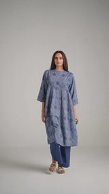 Denim Blue Woven Co-ord Set