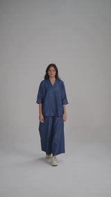 Denim Blue Co-ord Set