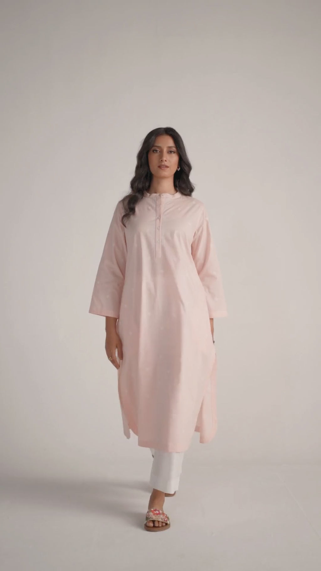 Soft Lotus Pink Cotton Co-ord Set
