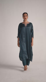 Deep Teal Festive Co-ord Set