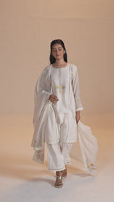 Gardenia Chanderi Festive Kurta Set