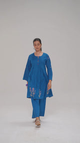 Baleine Blue Co-ord Set