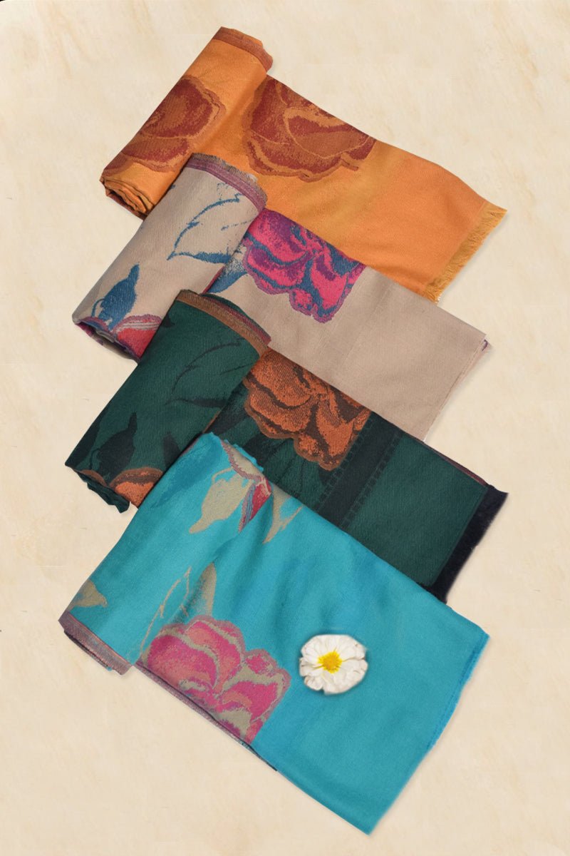 Pashmina Woven Jacquard Shawl C