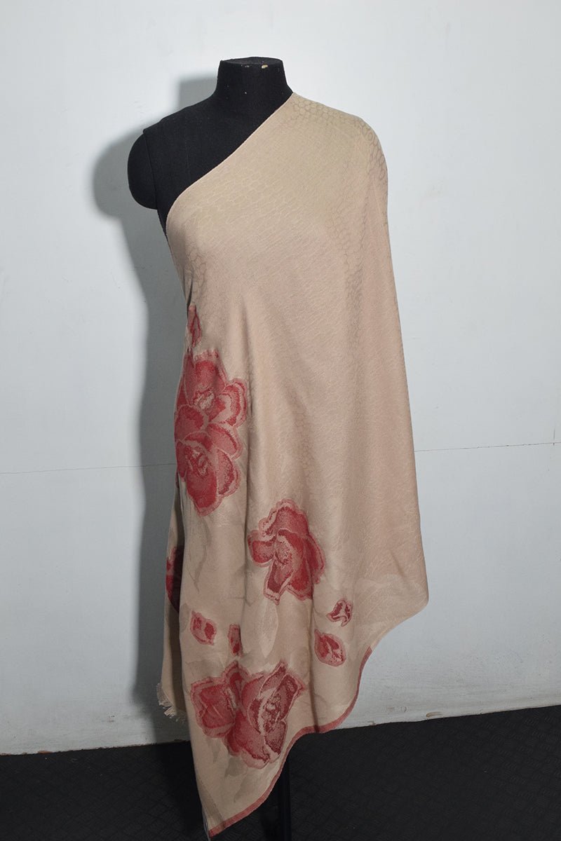 Pashmina Woven Jacquard Shawl C
