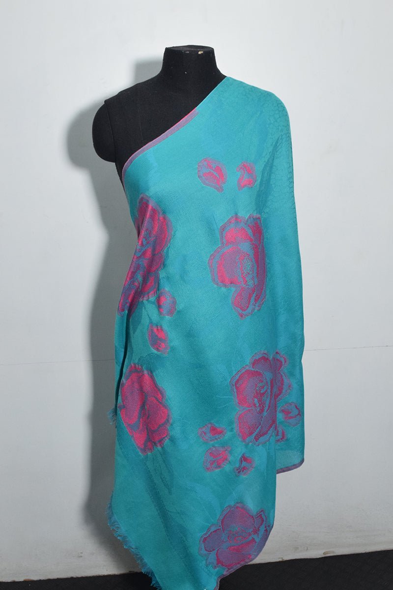 Pashmina Woven Jacquard Shawl D