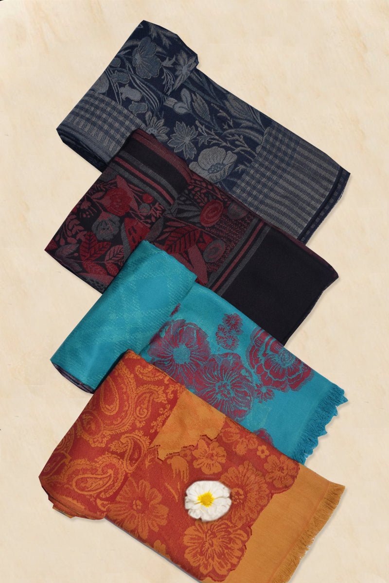 Pashmina Woven Jacquard Shawl B